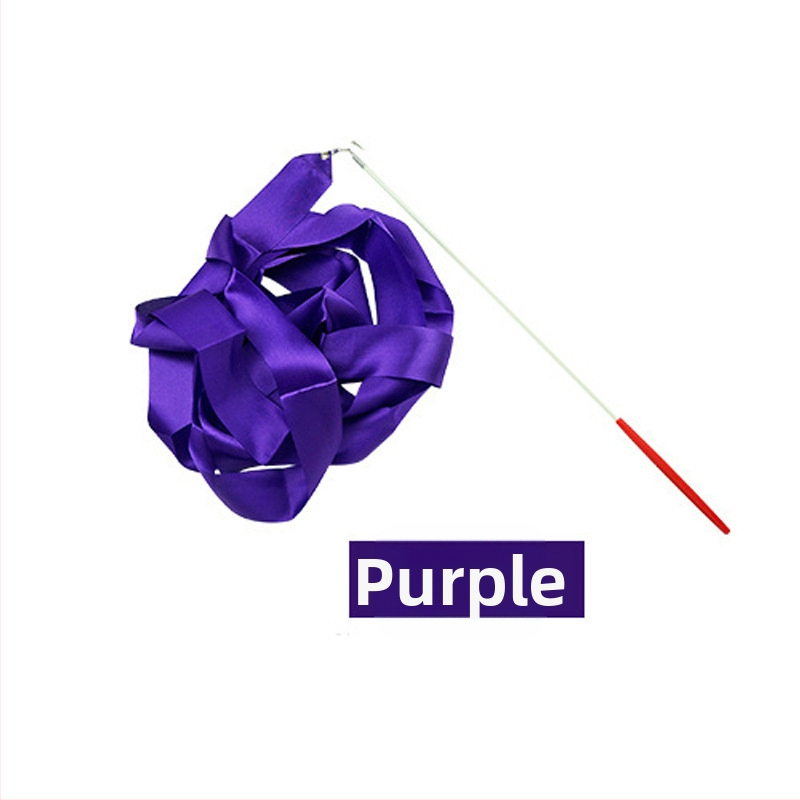 Tarpvalstybinė didmeninė šokių juostelė vaikų ritminei gimnastikai šokių pasirodymui spalvinga juostelė fitneso treniruotėms gimnastikos juostelė