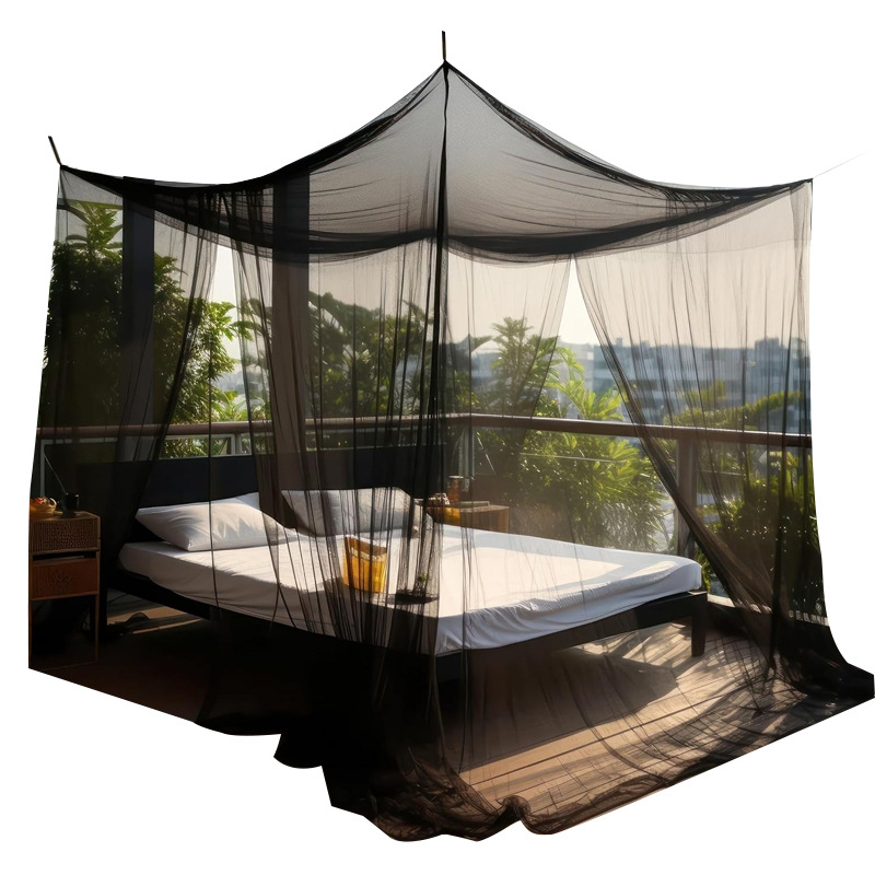 Piiriülene välishoovi aiapaviljon, kandilise katusega, ühe uksega sääsevõrk, siseruumides, suures ruumis, põrandast laeni ulatuv sääsevõrk, putukatõrjevahend