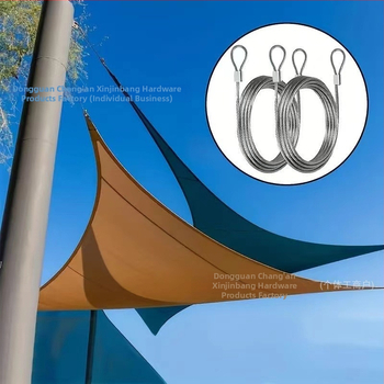 Guma dengta nerūdijančio plieno vielinė virvė, patvari skalbinių virvė, lauko ir vidaus patalpoms, universali vielinė virvė