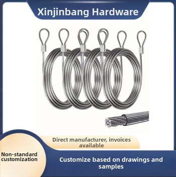 Guma dengta nerūdijančio plieno vielinė virvė, patvari skalbinių virvė, lauko ir vidaus patalpoms, universali vielinė virvė