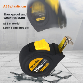 Užsienio prekybos britų juosta 5 m 3 m plieninė juosta sustorinta dilimui atspari liniuotė didelio tikslumo dėžutės matavimo juosta