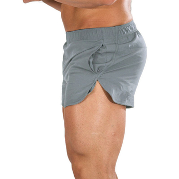 Uued Muscle Fitnessi välistingimustes sportimiseks mõeldud lühikesed püksid meeste jooksmiseks, elastsed õhukesed spordisaali vabaaja treeningpüksid