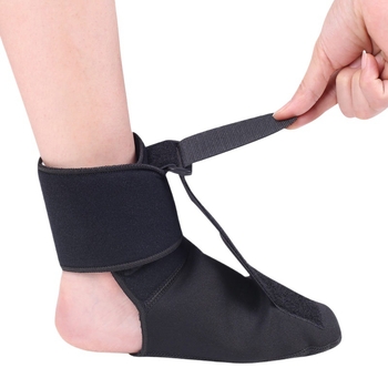 Ортеза за крака с регулируема вътрешна и външна противоплъзгаща протекторна опора за крака, фасция с непрекъснато разтягане, фабрика за търговия на едро