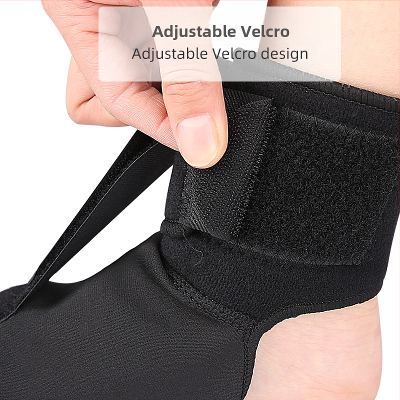 Ортеза за крака с регулируема вътрешна и външна противоплъзгаща протекторна опора за крака, фасция с непрекъснато разтягане, фабрика за търговия на едро