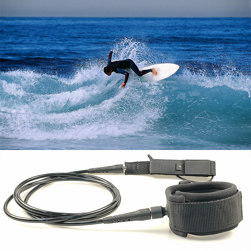Belföldi TPU szörfös lábkötél 7 mm-es drótátmérőjű szörfös kötél szörfdeszka vonókötél kiegészítők hosszú deszka rövid deszka
