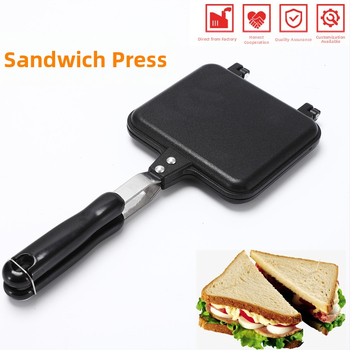 szendvics sütőforma kétoldalas serpenyő kenyérsütő forma tapadásmentes kétoldalas serpenyő szendvicskészítő