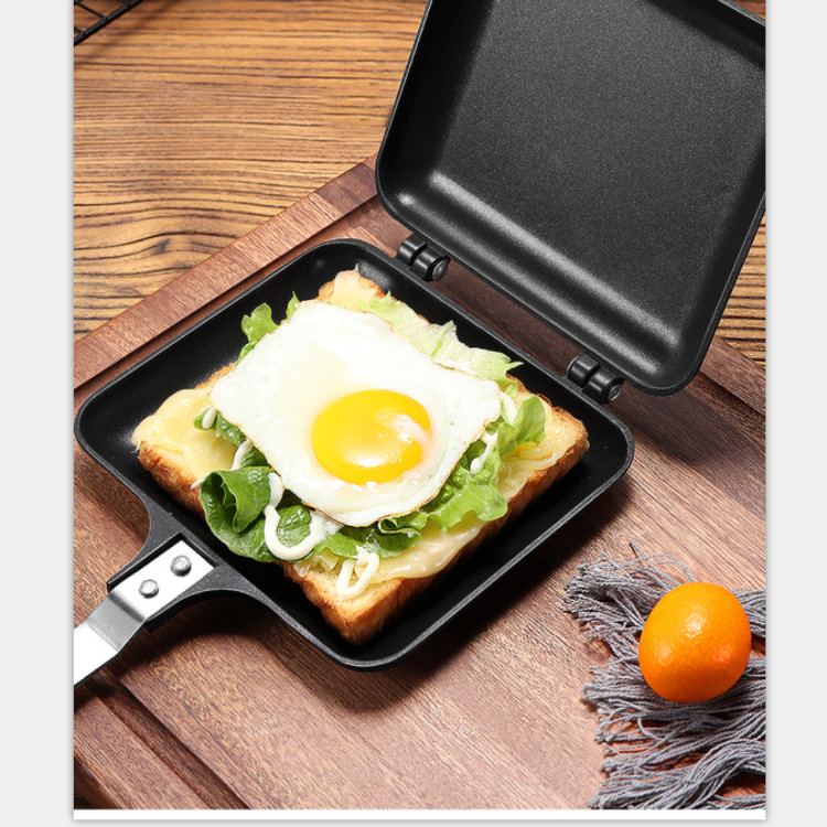 szendvics sütőforma kétoldalas serpenyő kenyérsütő forma tapadásmentes kétoldalas serpenyő szendvicskészítő