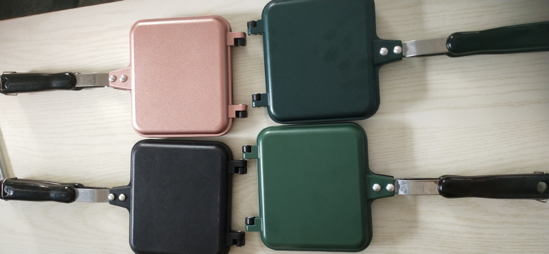 szendvics sütőforma kétoldalas serpenyő kenyérsütő forma tapadásmentes kétoldalas serpenyő szendvicskészítő