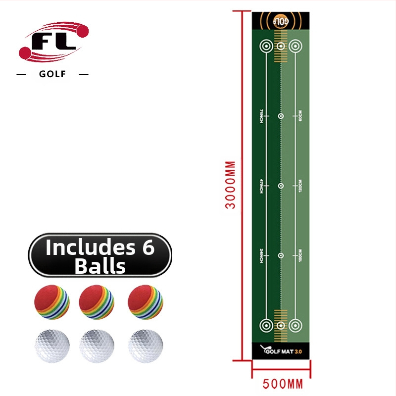 Gyári közvetlen értékesítés beltéri golfütő gyakorló eszköz gyakorlószőnyeg ütőmatrac készlet golftakaró