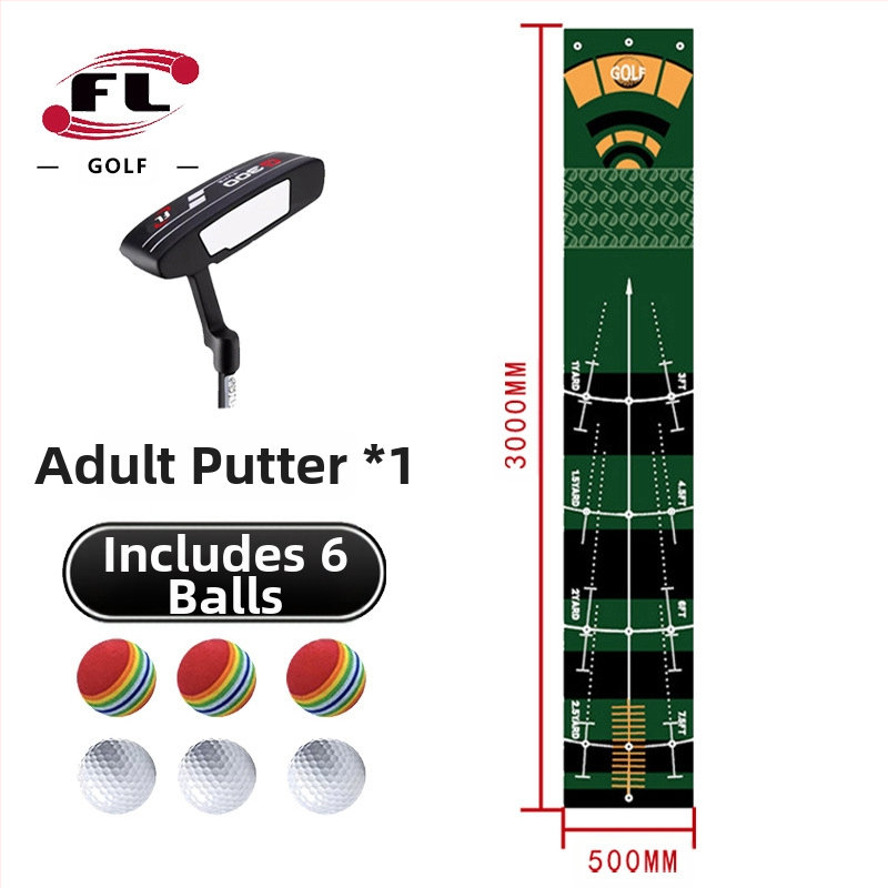 Gyári közvetlen értékesítés beltéri golfütő gyakorló eszköz gyakorlószőnyeg ütőmatrac készlet golftakaró