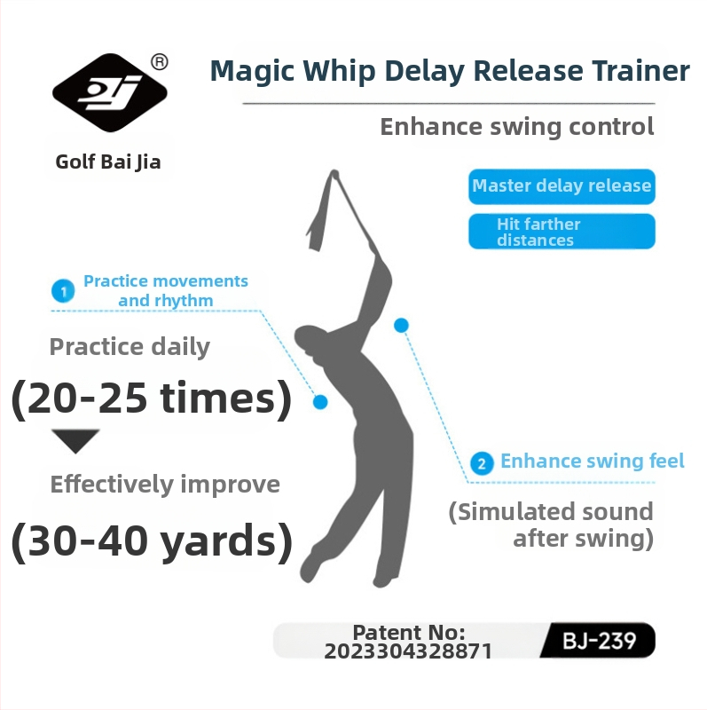 Parkson Golf Swing Trainer Swing Secret Magic Whip Patent č. 2023304328871 Patentový dizajn
