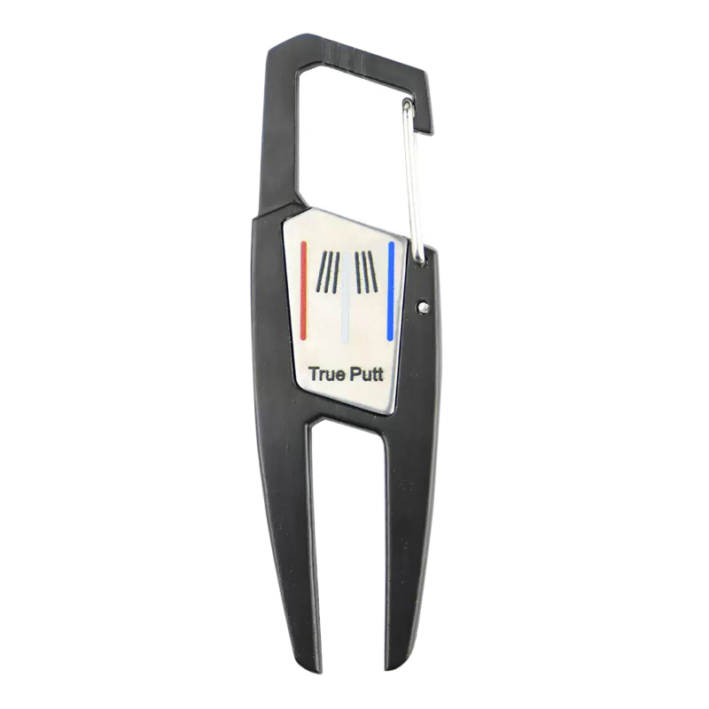 Cross-Border hordozható, csíptethető, zöld villás mágneses labdajelölő Trueputtmark golfvilla Cross-Border kizárólagos ellátás