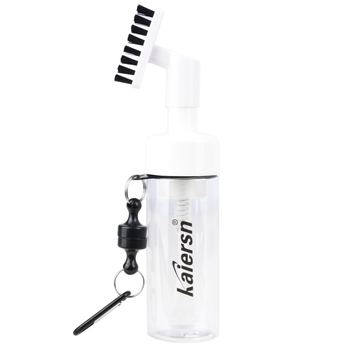 Βούρτσα καθαρισμού νερού με ψεκασμό γκολφ Kaiersn, διαφανές σώμα μπουκαλιού, μαγνητική κρεμαστή πόρπη, βούρτσα βραστήρα