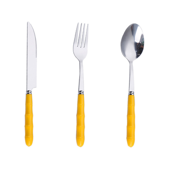 Κουτάλι από ανοξείδωτο ατσάλι, μαχαίρι φαγητού, πιρούνι, κουτάλι με υψηλή εμφάνιση, κουτάλι φοιτητών, σετ τριών τεμαχίων, φορητό κοστούμι επιτραπέζιων σκευών εθνικής μόδας