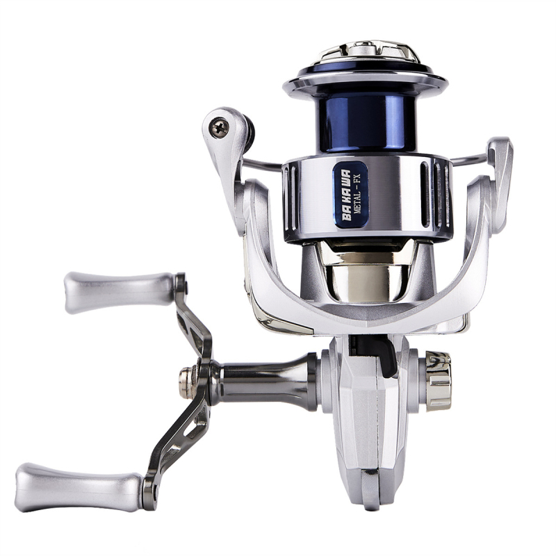 Въртящо се колело от метална тел с чаша, водоустойчив лагер от неръждаема стомана, съотношение на скоростта 5.2:1, риболовна макара 2000-7000