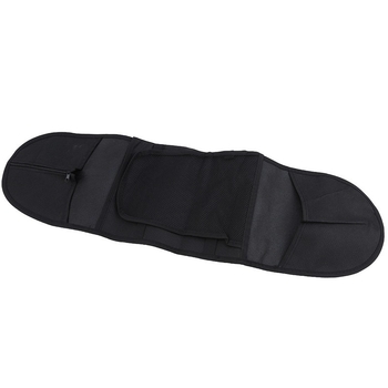 Fekete professzionális gördeszka táska hátizsák vastagított PVC hátizsák táska kültéri gördeszka tároló táska