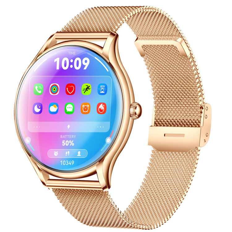 Új QS36 okosóra HD AMOLED kijelzővel, fém ultravékony sportóra, egészséges pulzusmérővel, vér oxigénszint méréssel, Bluetooth hívás