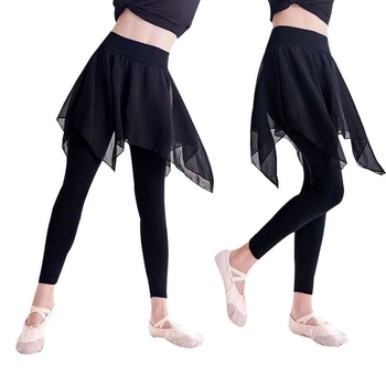 Детско танцово облекло за момичета, пролетно-летно, с дълги и къси ръкави, облекло за малки деца, дрехи за представления, разделени дрехи, туту Yi Heng