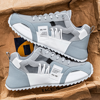 Külkereskedelmi divatos sportcipő, alacsony szárú, zárt, kerek fejű, egyszínű PU hámréteg és PVC alj