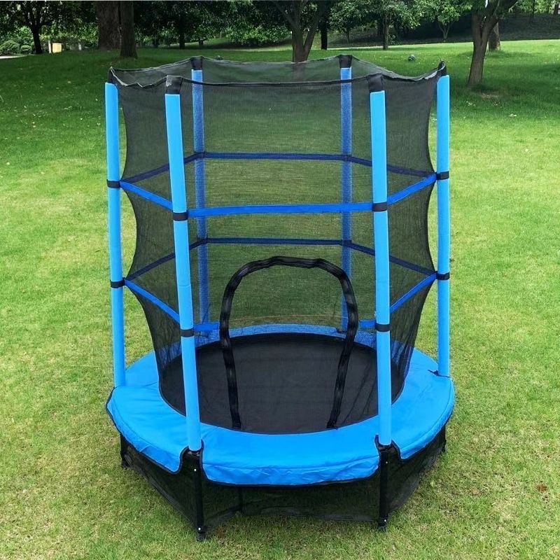 Трансграничен детски батут за домашен батут за вътрешен батут за фитнес на открито със защитна мрежа, семейни играчки, висококачествена защитна мрежа