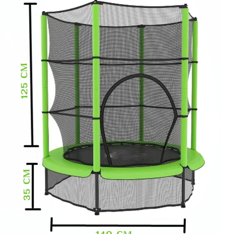 Трансграничен детски батут за домашен батут за вътрешен батут за фитнес на открито със защитна мрежа, семейни играчки, висококачествена защитна мрежа