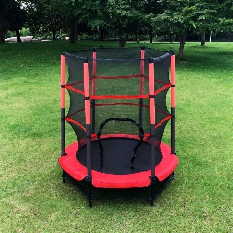 Трансграничен детски батут за домашен батут за вътрешен батут за фитнес на открито със защитна мрежа, семейни играчки, висококачествена защитна мрежа