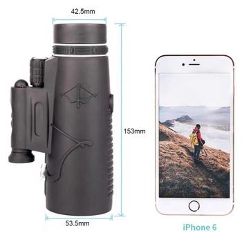 Tehase otsetarnekogus soodsalt valgustuslaseriga 12 * 50, ühe toruga teleskoobiga mobiiltelefoni kaameraga