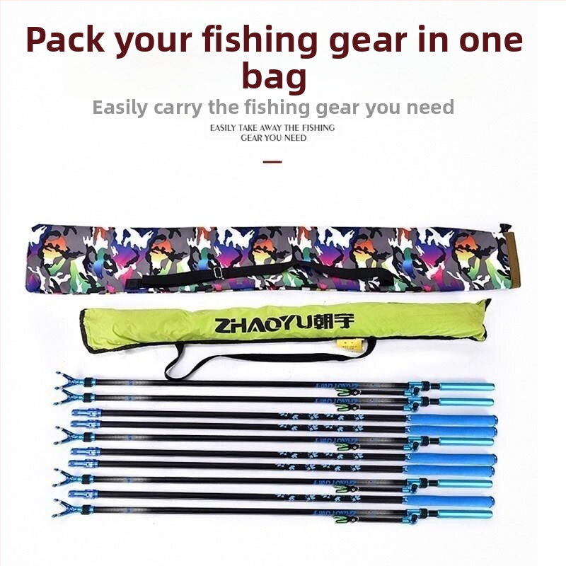 Сгъваема чанта за въдица от производителя, водоустойчива, бързосъхнеща, платнена чанта за чадър от Оксфорд, многофункционална чанта за риболовни принадлежности, чанта за риболовни принадлежности