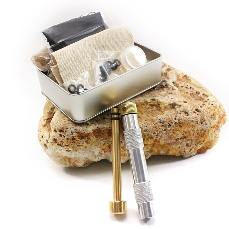 Kültéri dugattyús lőfegyver légkompressziós tűztér kültéri praktikus tűzszerszám kemping túlélő szerszámkészlet