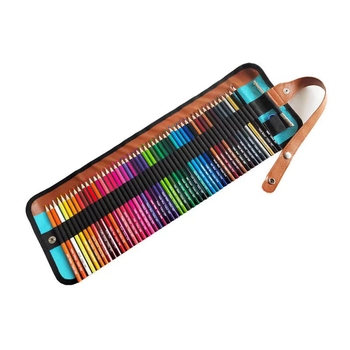 Didelės talpos skylėtas rašiklis užuolaidoms, drobė, pieštukų dėklas mokiniams, vaikų dailės piešimas, eskizas, spalvotas švinas, tapyba, kanceliarinių prekių krepšys, daugiaspalvis