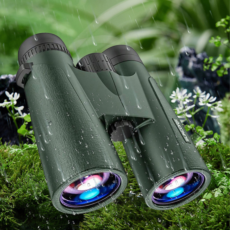 „Pronite Bonai 12x50“ dideli „Black Panther“ žiūronai, didelio didinimo, didelės raiškos, rudi, karinės žalios spalvos, pristatyti per 7 dienas