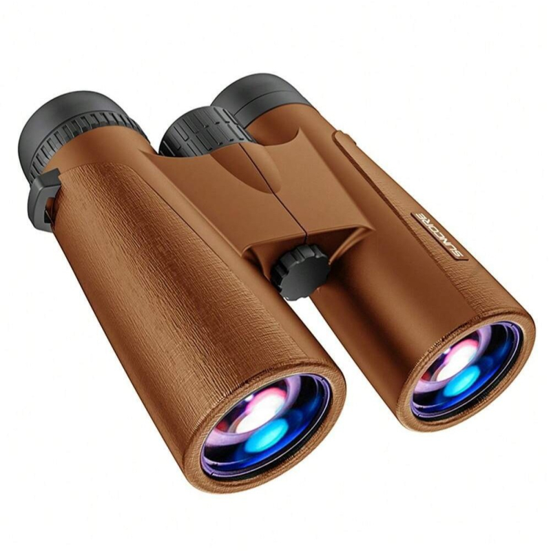 „Pronite Bonai 12x50“ dideli „Black Panther“ žiūronai, didelio didinimo, didelės raiškos, rudi, karinės žalios spalvos, pristatyti per 7 dienas