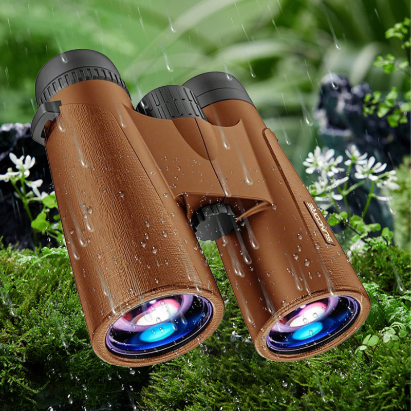 „Pronite Bonai 12x50“ dideli „Black Panther“ žiūronai, didelio didinimo, didelės raiškos, rudi, karinės žalios spalvos, pristatyti per 7 dienas