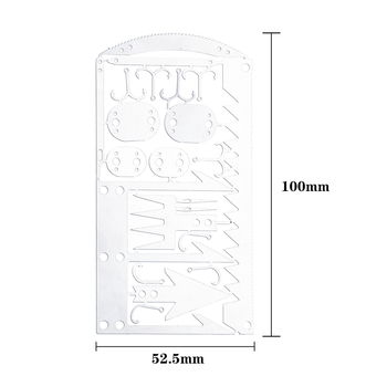Εξωτερική πολυλειτουργική κάρτα αγκίστρι ψαρέματος 22 σε ένα φορητό εργαλείο ψαρέματος και κυνηγιού, εργαλείο άγριας επιβίωσης, αλιευτικό εργαλείο, εξοπλισμός ψαρέματος