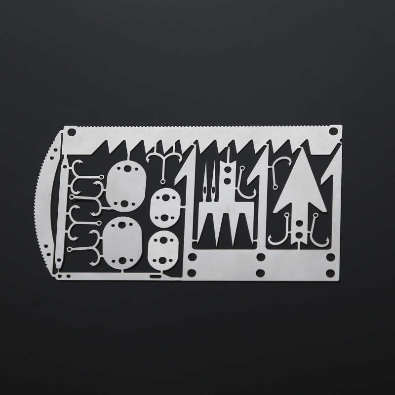 Kültéri többfunkciós horgászkártya 22 az egyben hordozható horgász- és vadászeszköz vad túlélőeszköz horgászfelszerelés horgászfelszerelés