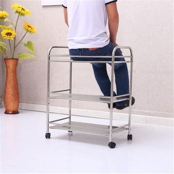 Ράφι αποθήκευσης και οργάνωσης, τραπέζι αποθήκευσης κουζίνας, πάγκος εργασίας, επιδαπέδιο, αφαιρούμενο ράφι, ντουλάπι αποθήκευσης, εξοικονόμηση χώρου