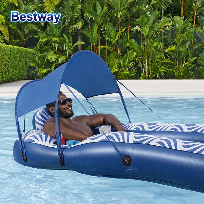 Bestway täispuhutav vees ujuv ridavoodi, kuninganna suurusega täiskasvanud lastele, ujumisring, bassein, rannapeo ujuvmatt