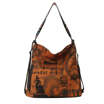 Rucsac la modă cu imprimeu 2023, stil coreean nou, simplu, casual, asortat, geantă de subraț, geantă cu scrisori