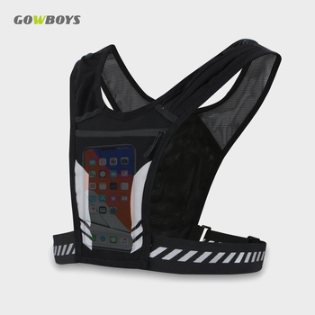 Uus spordimoe veepudeli kott jalgrattasõiduks ööjooksuks suure mahutavusega mobiiltelefoni helkurkott matkamiseks