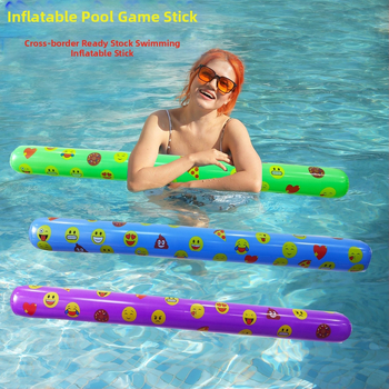 Nauja pripučiama PVC žaidimų lazda baseinui, treniruočių plūdrumo lazda, vaikai mokosi plaukti, oro lazda