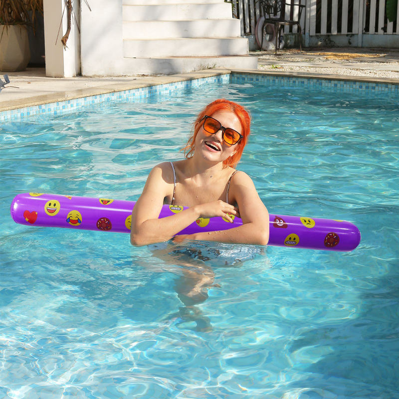 Nauja pripučiama PVC žaidimų lazda baseinui, treniruočių plūdrumo lazda, vaikai mokosi plaukti, oro lazda