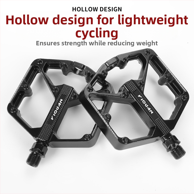 Gamyklinis didmeninis kalnų dviračių aliuminio lydinio pedalo pedalas neslystantis platėjantis nagų pedalas dviračių priedai