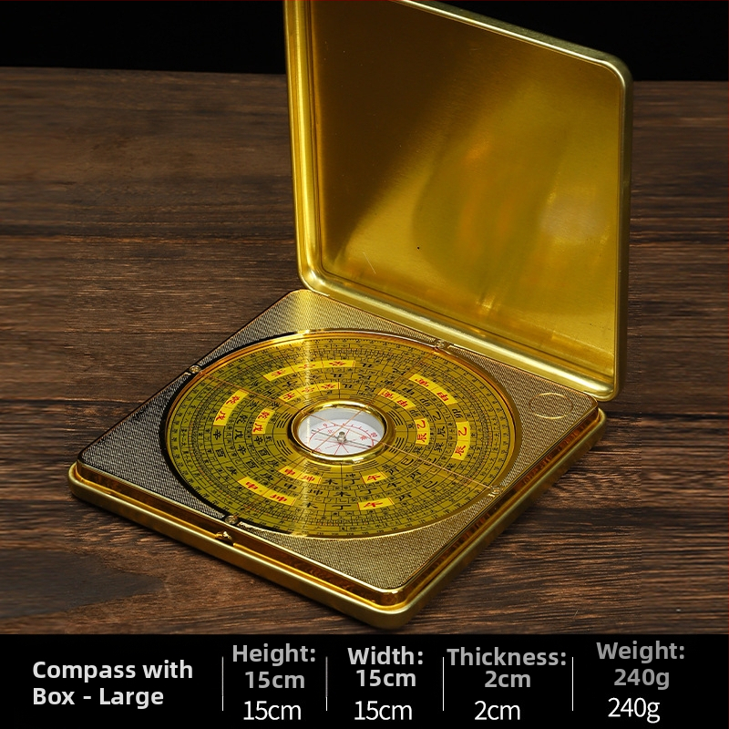Iránytű iránytű mérő Bakelit nagy pontosságú iránytű feng shui lemez átfogó iránytű nagykereskedelem