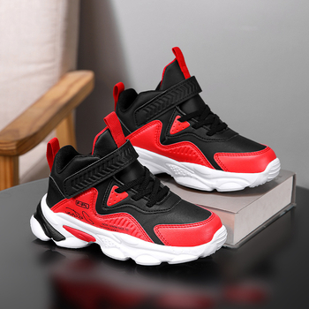 Poiste jooksujalatsid 2024. aasta kevad- ja sügisestele lastele, uued, mugavad, nahast, keskmise ja suurema suurusega laste vabaaja pehme tallaga hingavad jalanõud, trendikad