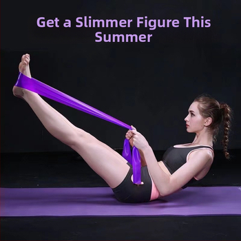 Jogos tempimo juosta, tempimo juosta, fitneso pasipriešinimo juosta, treniruočių tempimo juosta, TPE, moteriška tempimo juosta su atvirais pečiais, 1,5 m tempimo juosta