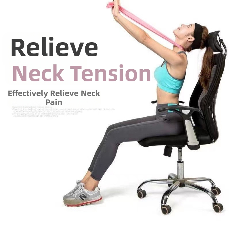 Еластична лента за йога, ластик за фитнес, ластик за съпротивление, ластик за тренировки, TPE ластик за жени с отворено рамо, 1,5 м