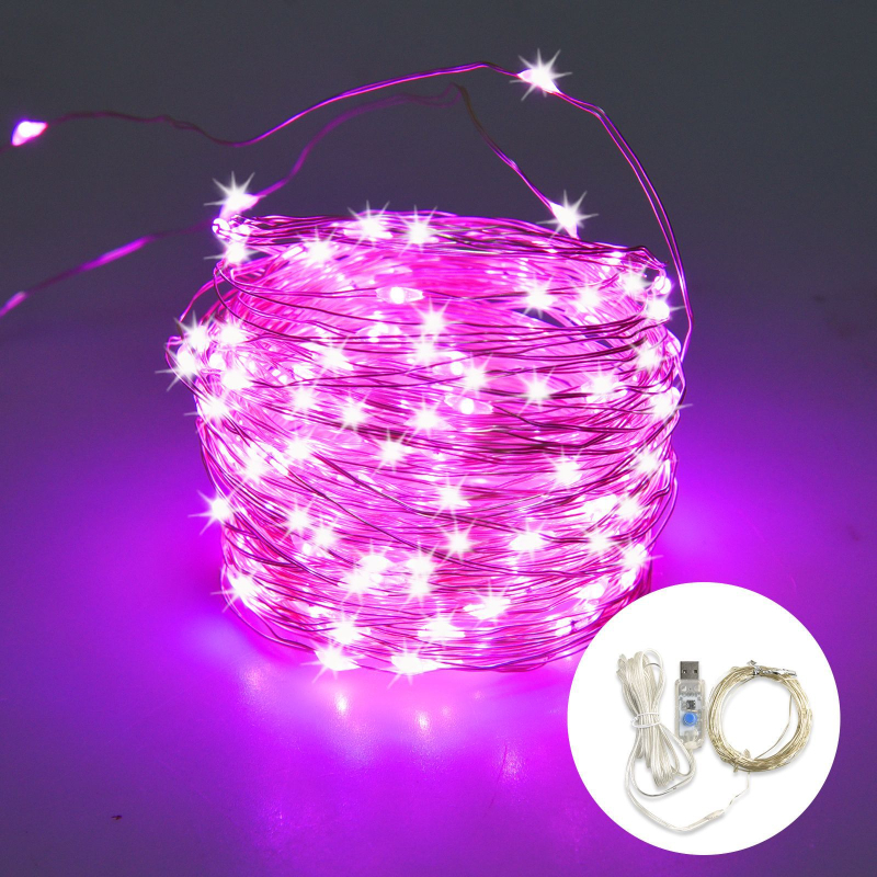 USB styga LED vario vielos lempa sodo lauko kempingo lempa kiemo atmosferos lempa giptų žvaigždės kambario dekoravimas naktinė lemputė