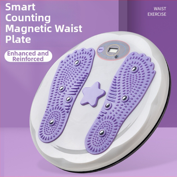 Didelis magnetinis masažinis juosmens sukimo aparatas namams, išmanusis skaičiavimo juosmens sukimo aparatas, fitneso pėdų masažas, mankštos juosmens sukimo aparatas
