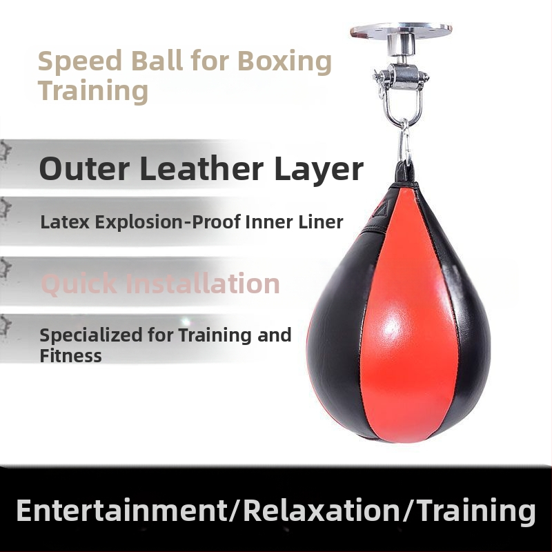 Priamy predaj z továrne Boxerská rýchlostná lopta Hrušková lopta Sanda Taekwondo ťahacie lano Rýchlostná lopta Boxerská závesná rýchlostná hrušková lopta
