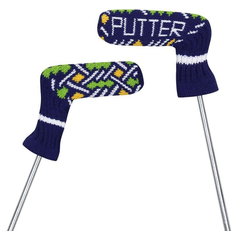 Golf tolórúd fedél gömbrúd fedél védőfedél kötött színes egyszerű kalapfedél